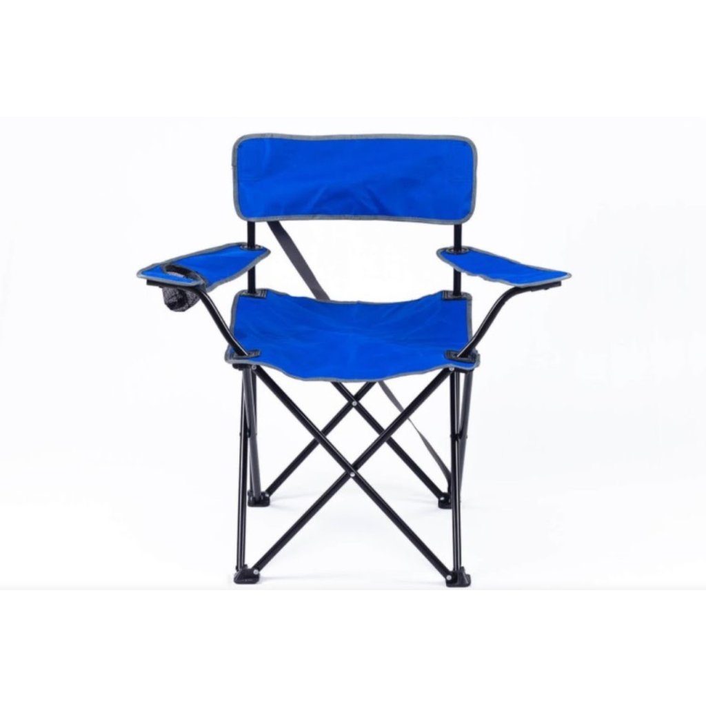 Katlanır Omuz Askılı Kamp Sandalyesi Mavi
